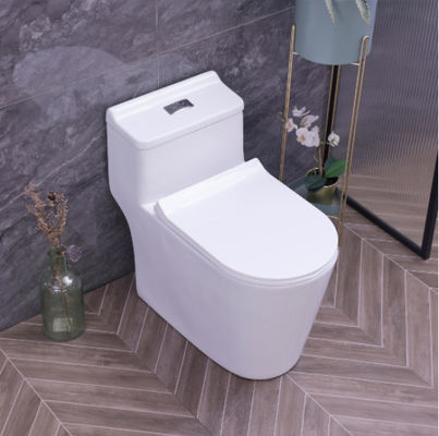 Economic Toilets SWS9286 Cheap Price Siphonic One piece Toilets S trap with PP Soft Closed Seat Cover