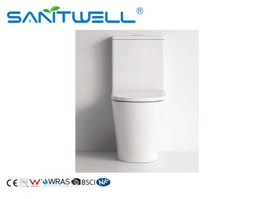 Floor standing Toilet  Back to Wall Full White Ceramic Washdown Soft Close Seat