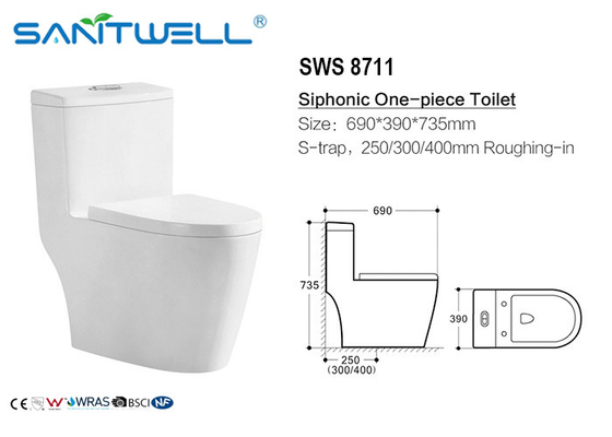 Models Economic Chaozhou Popular dual flush WC  flush rimless single piece toilet ISO9001 2000 cetification