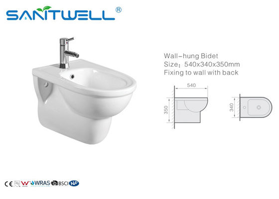 Sanitary ware smart ladies bidet  shattaf water closet wall mounted muslim