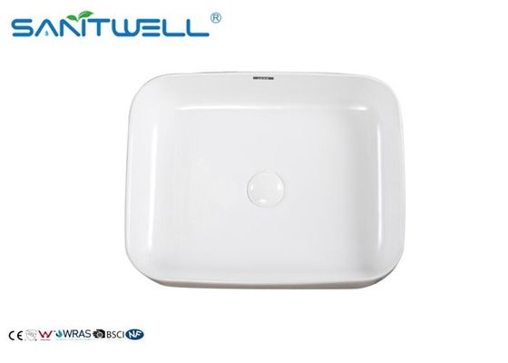 European Style Ceramic Art Basin , Oval Shaped Face Wash Basin For Bathroom