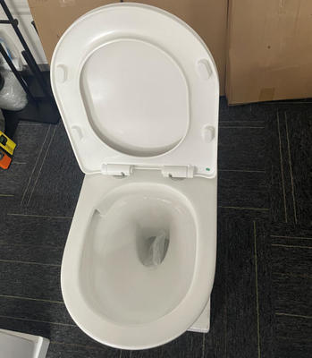 Sanitary Ware European P Trap New Flush Tornado Flushing Concealed Cistern Ceramic Wall Hung Toilet