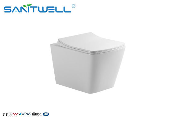 SWM9310 Commercial Washdown Rimless Toilet With UF Seat Cover Wall Hung Toilet