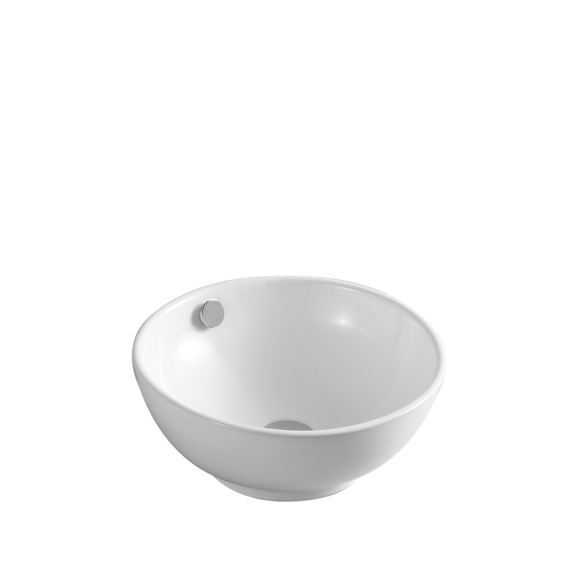 Cheap Ceramic Round Bowl Shape Counter Top Wash Basin Sanitary Ware Porcelain Bathroom Basin Sink